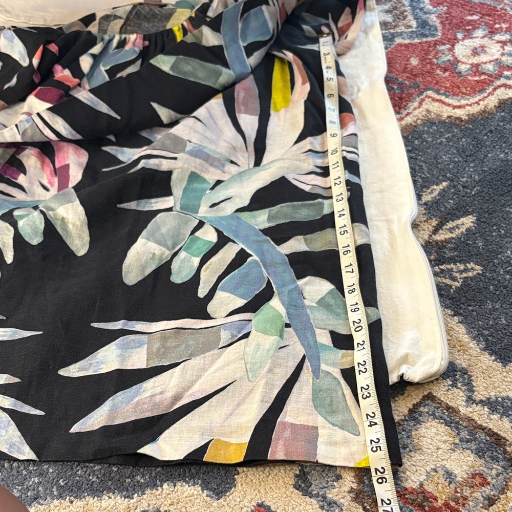 Mara Hoffman Multicolor Tropical Patterned Linen … - image 5